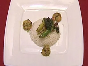 Grüne Stangen im Reisnest (Yvonne Schröder) - Rezept