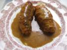 Röllchen in Honig - Senf - Soße. - Rezept