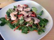 Salat aus Forelle, Rote Beete und Feldsalat - Rezept