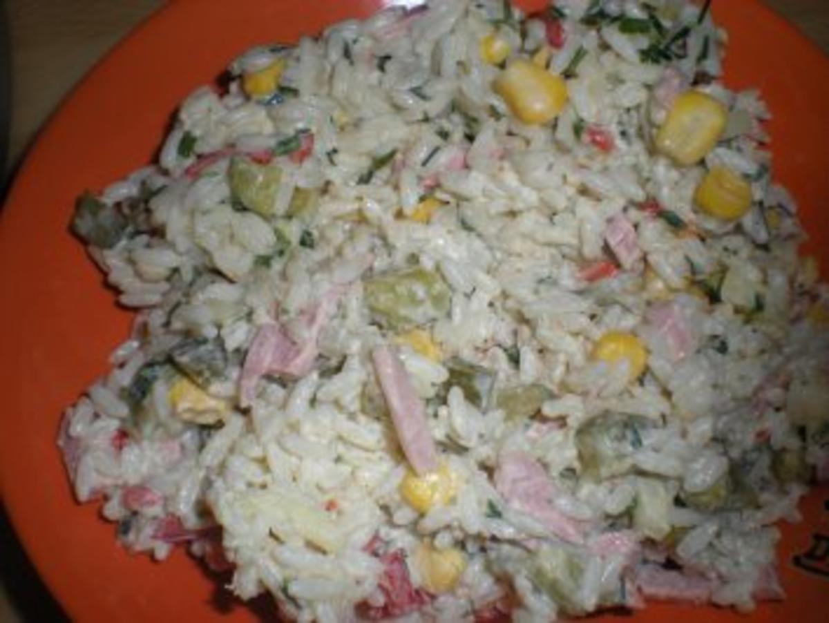 SALAT- " Bunter Reis- Salat" - Rezept