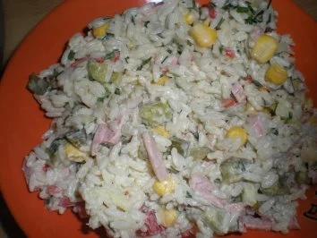 Rezept: SALAT- " Bunter Reis- Salat" SALAT- " Bunter Reis- Salat" - Rezept