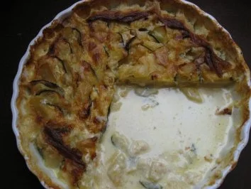 Kartoffel - Zucchini - Gratin. - Rezept