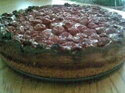 Rezept: Schoko-Quarktorte mit Kirschen Schoko-Quarktorte mit Kirschen - Rezept