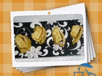 Gerollte Omeletts - Rezept