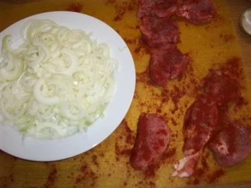 Rezept: Ofenfilet mit Zwiebelhaube Bild Nr. 2 Ofenfilet mit Zwiebelhaube - Rezept - Bild Nr. 2