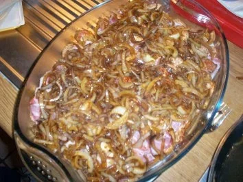 Rezept: Ofenfilet mit Zwiebelhaube Bild Nr. 7 Ofenfilet mit Zwiebelhaube - Rezept - Bild Nr. 7