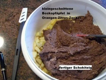 Rührteig:   SCHOKO - APFELKÜCHLE  im Glas als Geschenk - Rezept - Bild Nr. 5