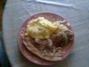 Wellfleisch mit pürre und sauerkraut - Rezept
