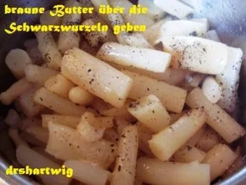 Rezept: Hauptgericht~Keine Zeit Hackbraten mit Schwarzwurzeln u. Salzkartoffeln Bild Nr. 7 Hauptgericht~Keine Zeit Hackbraten mit Schwarzwurzeln u. Salzkartoffeln - Rezept - Bild Nr. 7