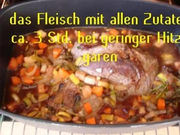 Rezept: Rinderbraten mit Orangengelee und getrockneten Pflaumen Bild Nr. 4 Rinderbraten mit Orangengelee und getrockneten Pflaumen - Rezept - Bild Nr. 4