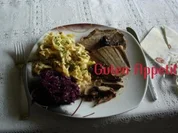 Rinderbraten mit Orangengelee und getrockneten Pflaumen - Rezept