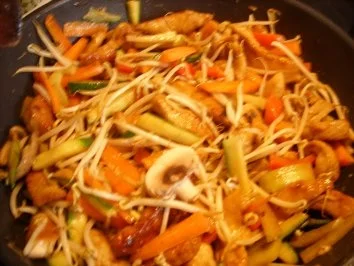 Puten-Gemüse-Pfanne - Rezept - Bild Nr. 5