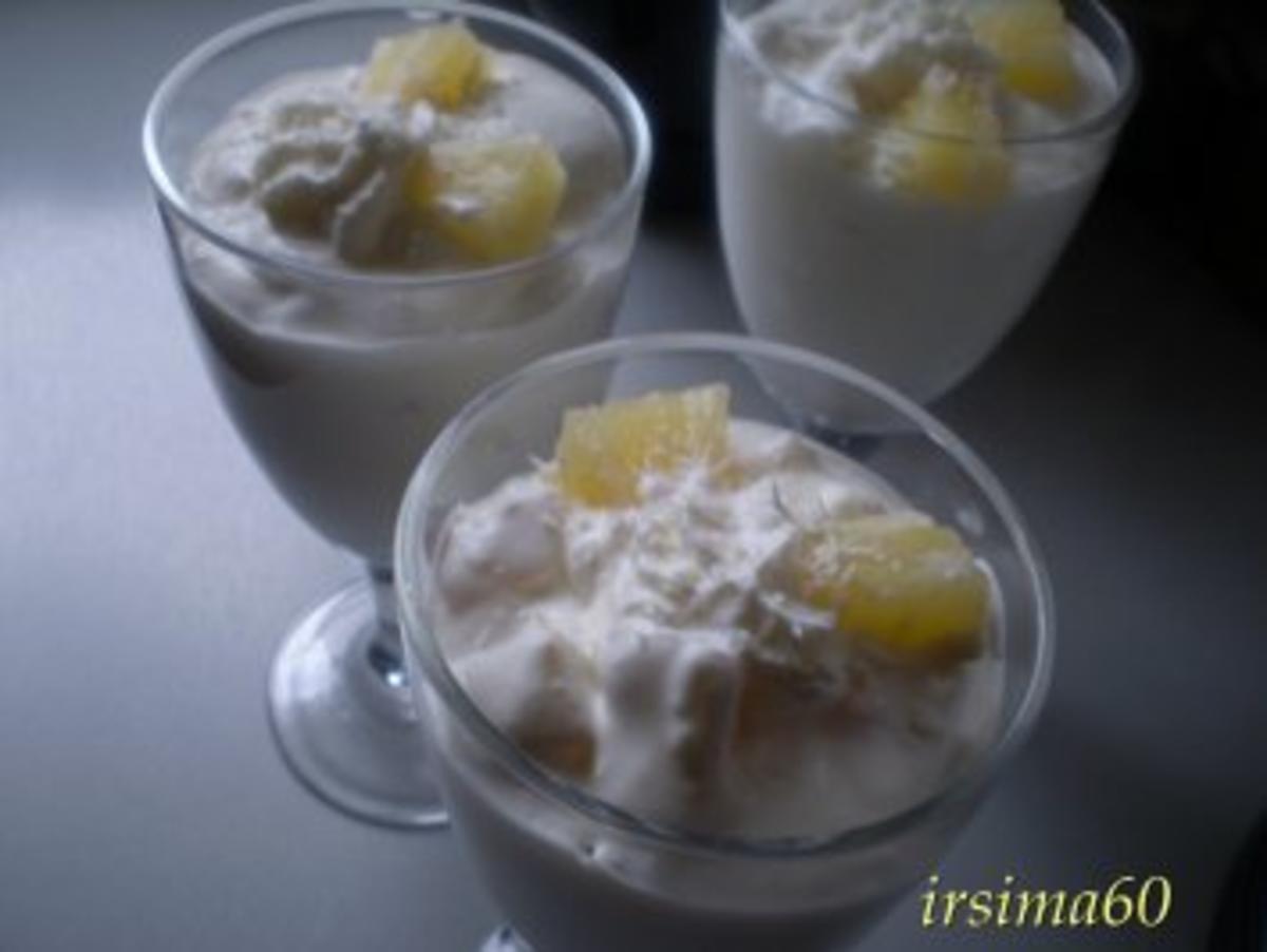 Bilder für Pina Colada Quarkcreme - Rezept