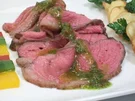 Rezept: rosa gebratene Picanha vom Novillito an Salsa verde... rosa gebratene Picanha vom Novillito an Salsa verde... - Rezept