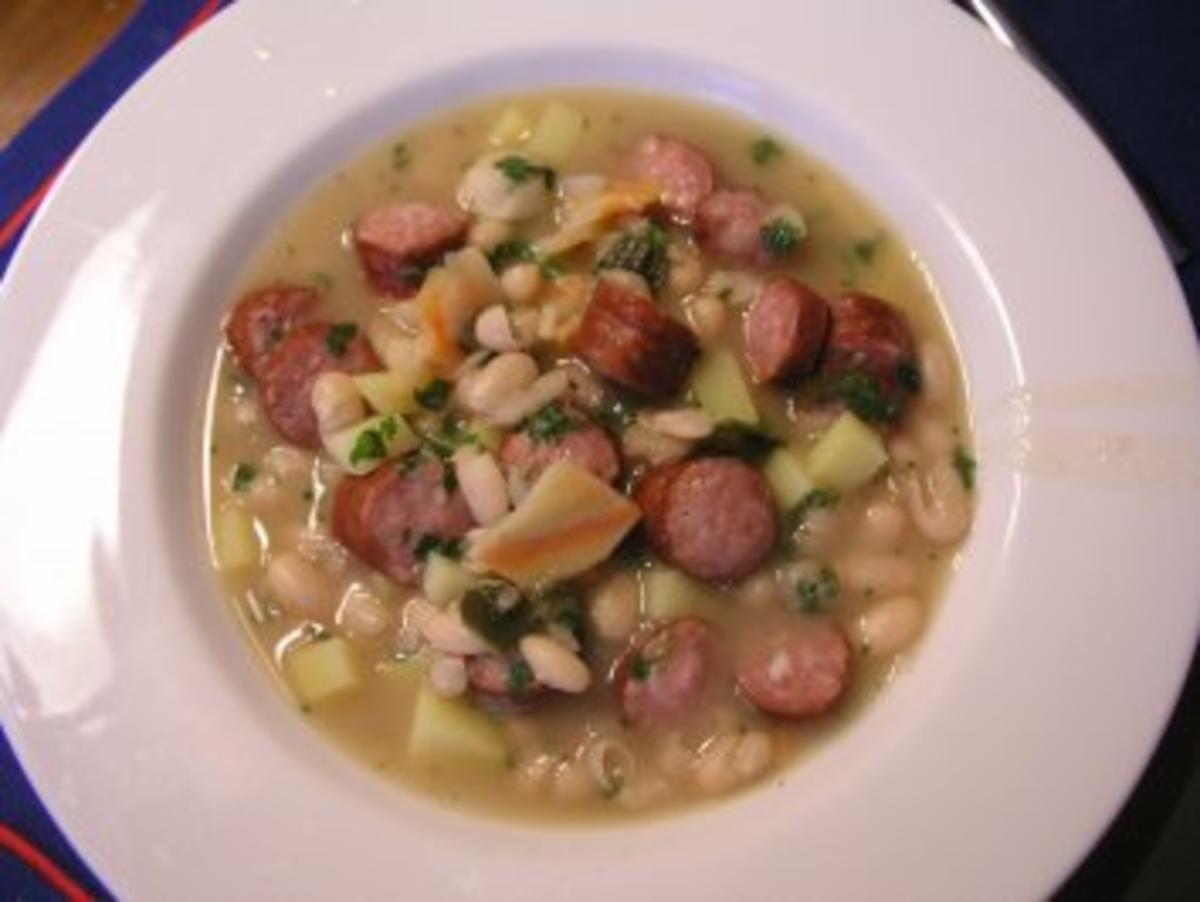 Bilder für Weiße Bohnen Suppe - Rezept