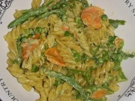 Sahnenudeln mit Gemüse - Rezept - Bild Nr. 2