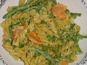 Sahnenudeln mit Gemüse - Rezept - Bild Nr. 3