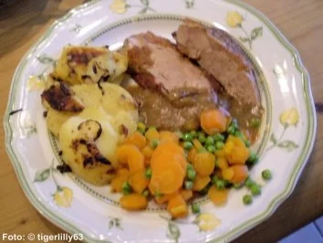 Putenoberkeule mit Möhren-Gemüse - Rezept - Bild Nr. 2