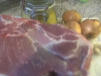 Schweinebraten  in  Bärlauch-Senf-Kruste - Rezept - Bild Nr. 2