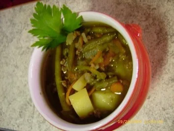 Bohneneintopf  - fettarm - Rezept