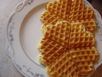 Rezept: Waffeln mit Sahnemandarinchen Bild Nr. 4 Waffeln mit Sahnemandarinchen - Rezept - Bild Nr. 4