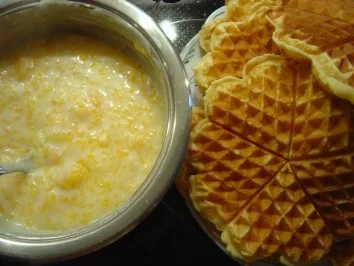 Rezept: Waffeln mit Sahnemandarinchen Bild Nr. 5 Waffeln mit Sahnemandarinchen - Rezept - Bild Nr. 5