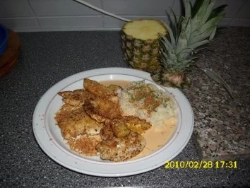 Rezept: Hähnchenschnitzel exotisch Bild Nr. 2 Hähnchenschnitzel exotisch - Rezept - Bild Nr. 2