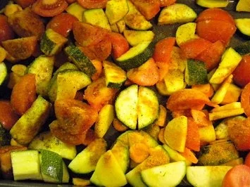 Rezept: Hühnchenfilet im Gemüsebett Bild Nr. 4 Hühnchenfilet im Gemüsebett - Rezept - Bild Nr. 4