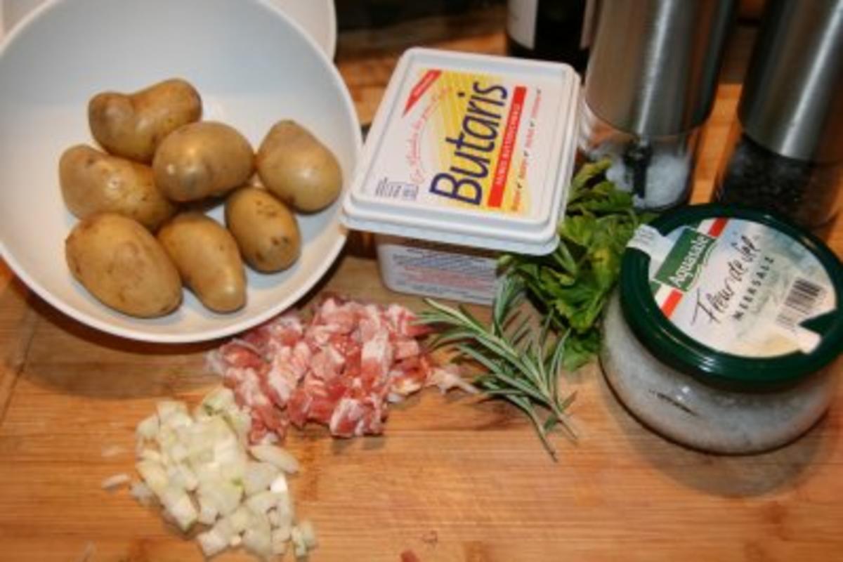 Matjes-Topf mit Rotwein-Zwiebeln und Bratkartoffeln - Rezept - Bild Nr. 5