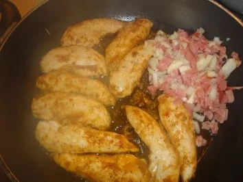 Hähncheninnenfilet in Mandarinensauce - Rezept - Bild Nr. 2