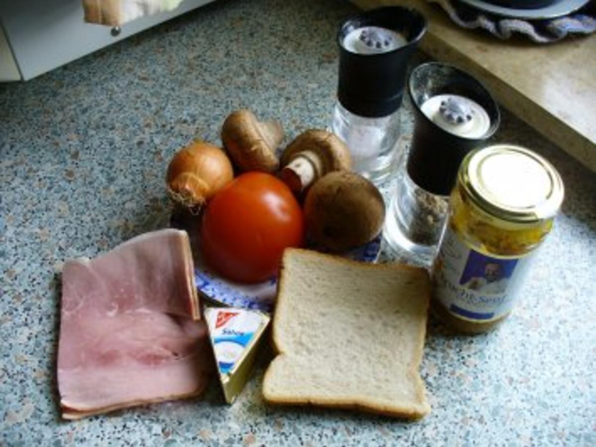 Schinken-Champignon-Toast - Rezept mit Bild - kochbar.de