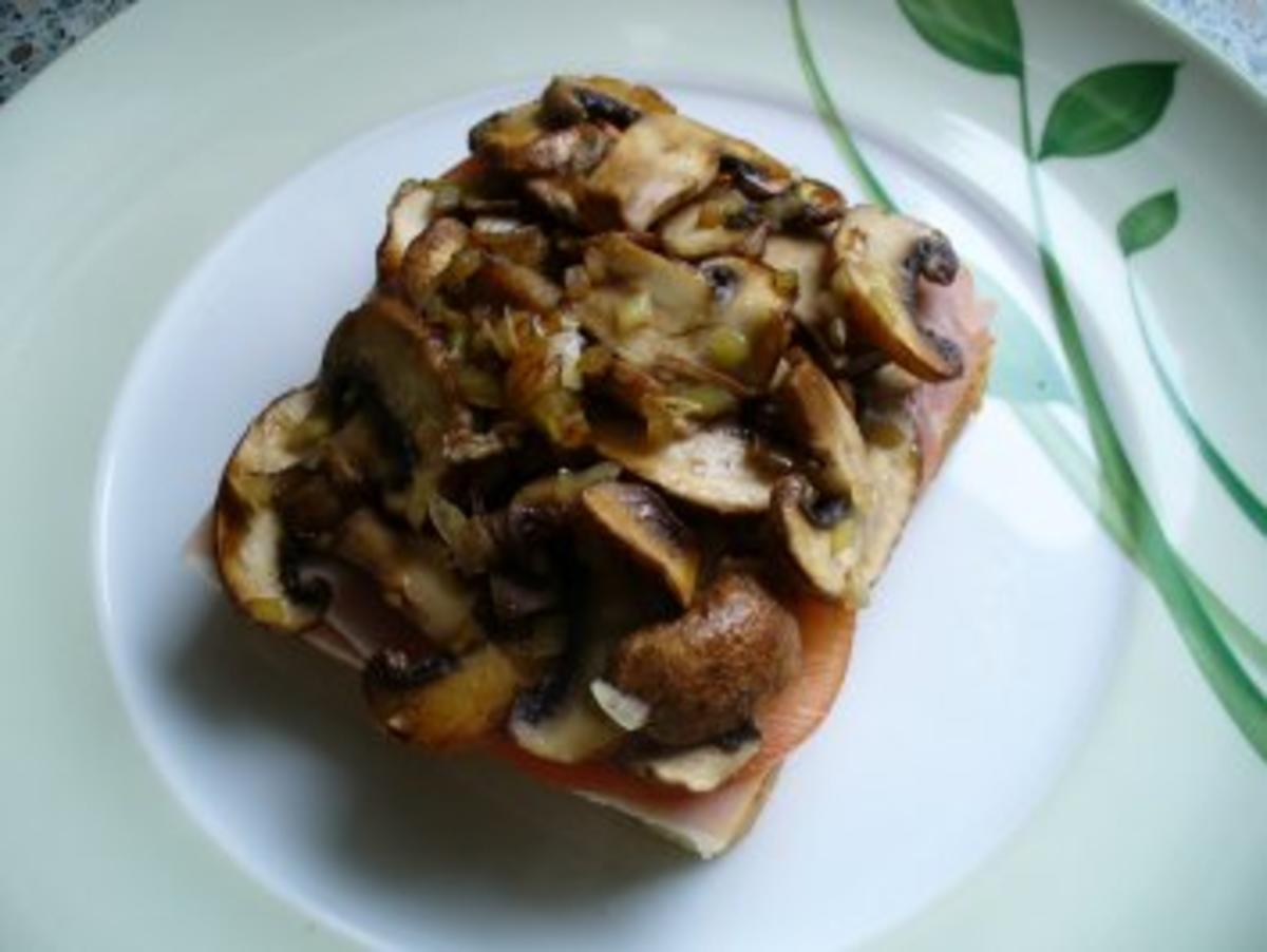 Schinken-Champignon-Toast - Rezept - Bild Nr. 8