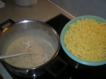 Nudeln mit Käse Sahne Sauce - Rezept - Bild Nr. 2