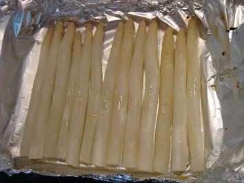 Spargel - ohne Topf - Rezept