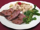 Waldorfsalat mit Entenbrustfilet - Rezept