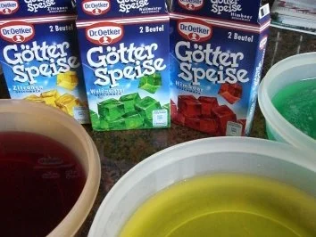 Dessert:   KONFETTI - DESSERT   sehr erfrischend - Rezept - Bild Nr. 3