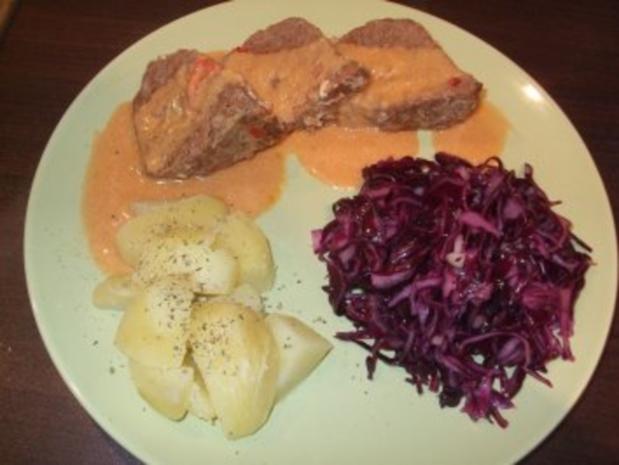 Rotkrautsalat mit Rotkohl frisch und Salz - Rezept mit Bild - kochbar.de