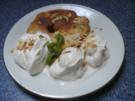 Gebackene Ananas mit Vanilleeis und Eierlikörsahne - Rezept