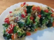 Brokkoli-Paprika-Reis - Rezept