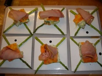 Kartoffelterrine mit Schwertfischcarpaccio - Rezept