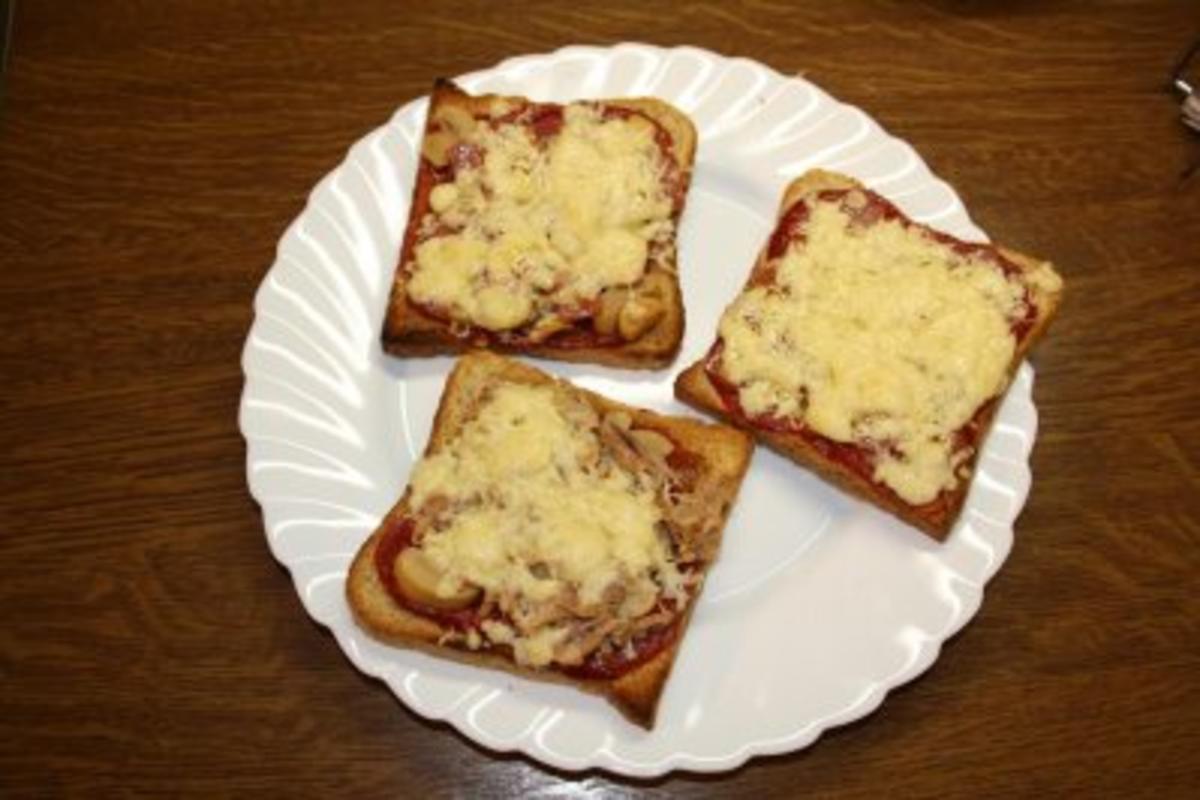 Pizza Toast- schnell und einfach - Rezept