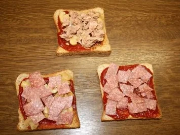 Pizza Toast- schnell und einfach - Rezept - Bild Nr. 2