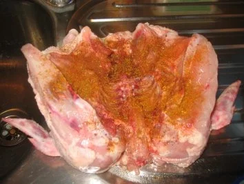 Rezept: Geflügel: Plattes, knuspriges Würzhähnchen! Bild Nr. 5 Geflügel: Plattes, knuspriges Würzhähnchen! - Rezept - Bild Nr. 5