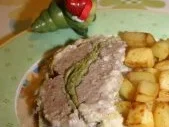 Rezept: Wirsing-Hack-Braten mit Sahne aus dem Römertopf (mit Bildern) Bild Nr. 2 Wirsing-Hack-Braten mit Sahne aus dem Römertopf (mit Bildern) - Rezept - Bild Nr. 2