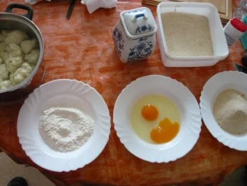 Panierte Blumenkohlröschen, kross - Rezept - Bild Nr. 4