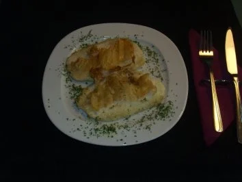 Fischgerichte: Doradenfilet mit Kartoffel-Oliven-Stampf - Rezept