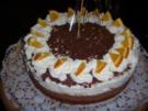 Schoko-/Orangen-Mousse-Torte - Rezept