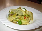 Rezept: Maultaschen in bunter Begleitung Maultaschen in bunter Begleitung - Rezept