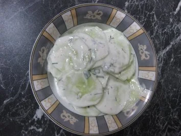 Gurkensalat - Rezept