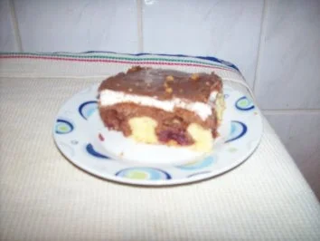 Donauwelle mit Sahnecreme - Rezept